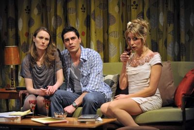 Anna Madeley (Suzanna), Vincent Montuel (Andrew) and Daisy Haggard  Photo
