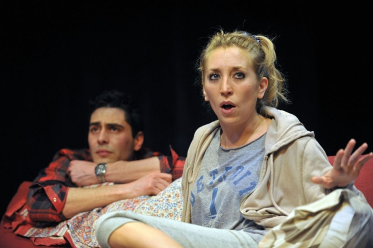 Vincent Montuel (Andrew) and Daisy Haggard  at 