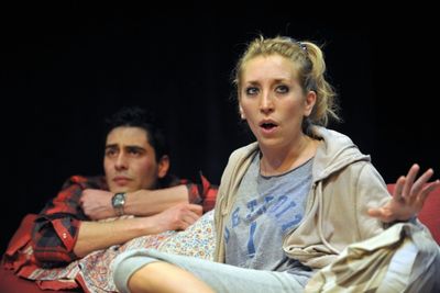 Vincent Montuel (Andrew) and Daisy Haggard  Photo