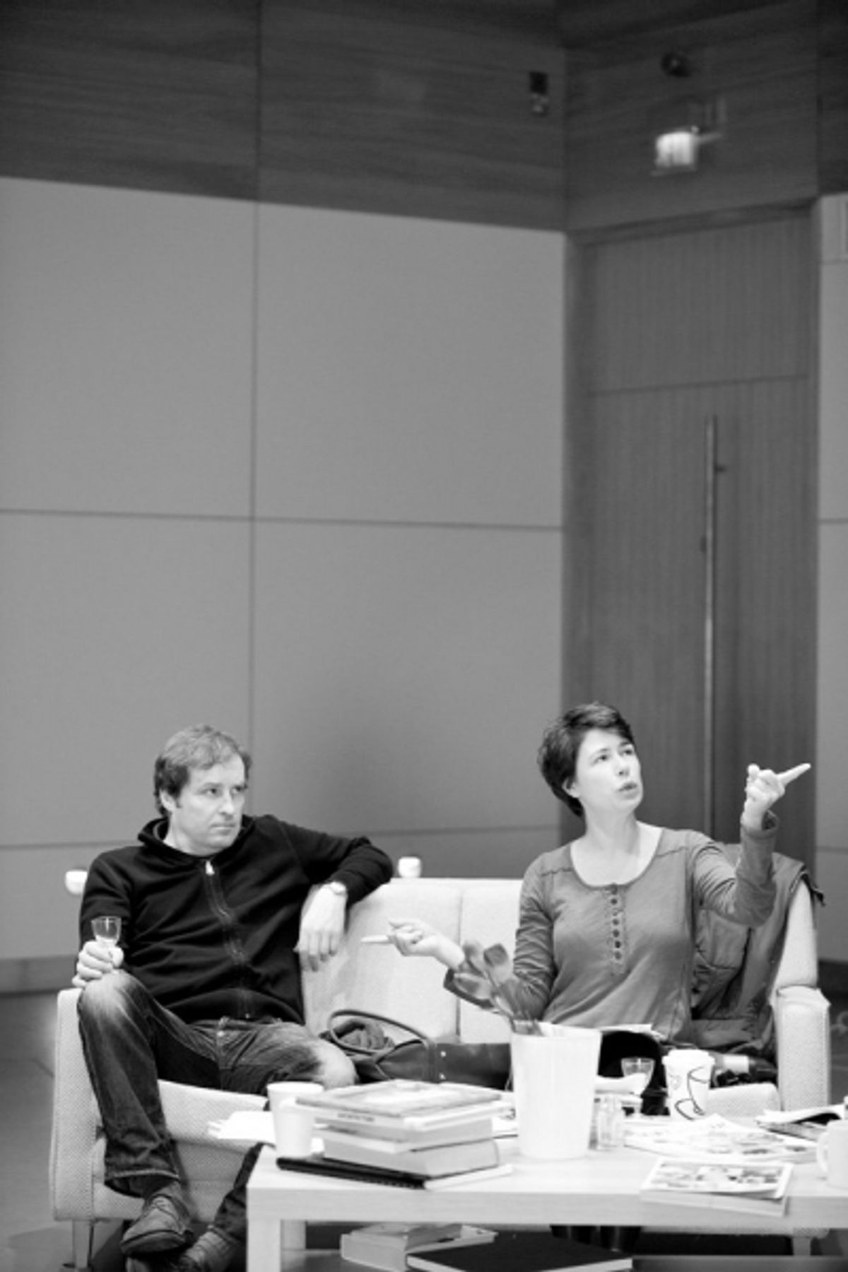 Ardal O'Hanlon and Maura Tierney at 