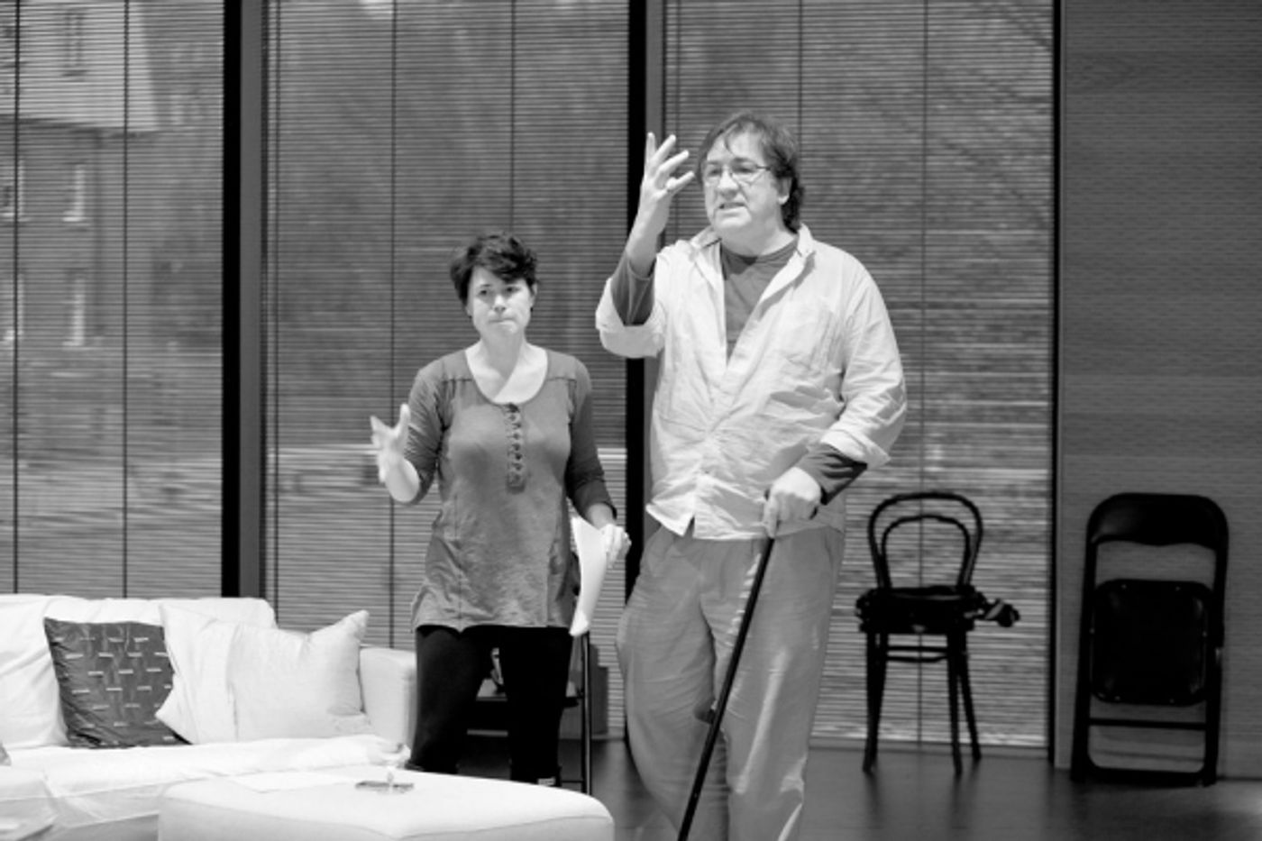 Photo Flash: Tierney et al. Rehearse GOD OF CARNAGE at Ireland's Gate Theatre  Image