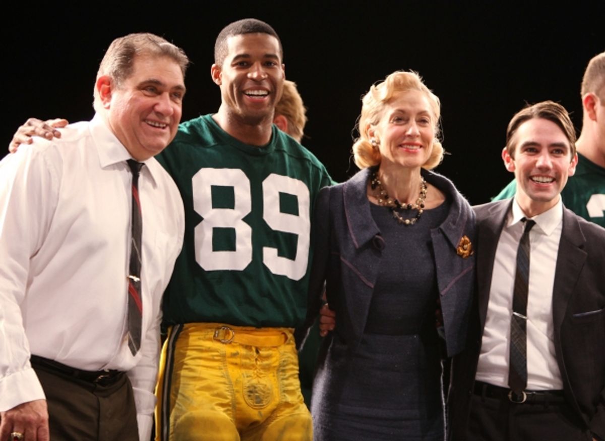 Actors Dan Lauria, Robert Christopher Riley, Judith Light, Bill Dawes, Keith Nobbs  and the cast of  at 