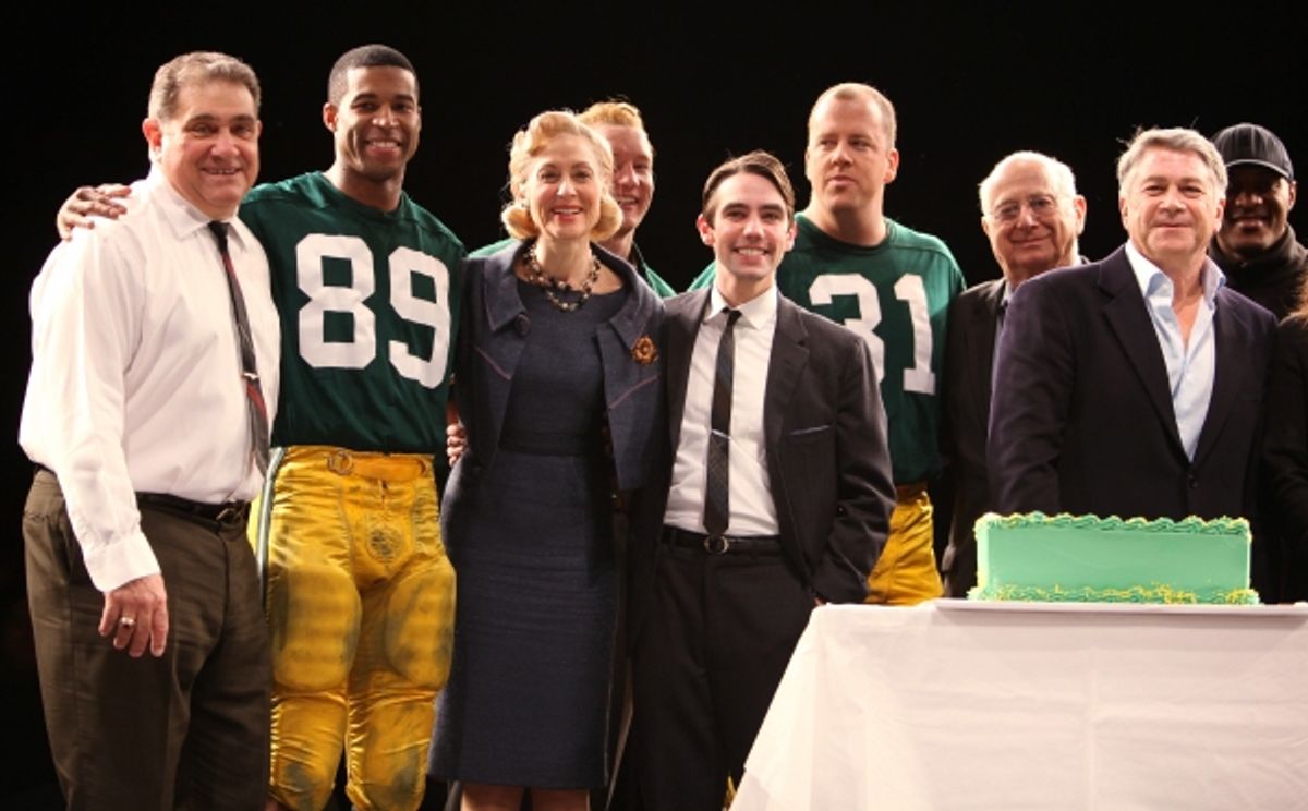 Actors Dan Lauria, Robert Christopher Riley, Judith Light, Bill Dawes, Keith Nobbs, Chris Sullivan, Producers and the cast of  at 