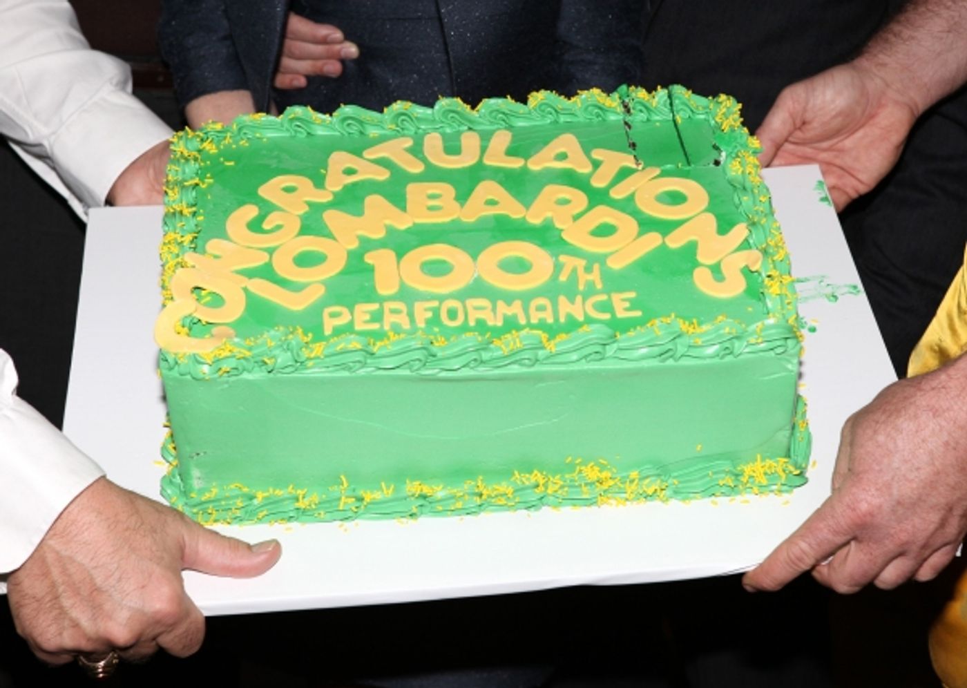 Photo Coverage: LOMBARDI Celebrates 100th Performance on Broadway  Image
