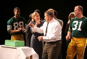 Robert Christopher Riley, Judith Light, Dan Lauria, Chris Sullivan   and the cast of  Photo