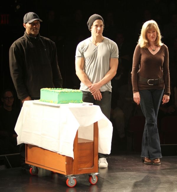 Javon Johnson, Brad Schmidt & Henny Russell and the cast of  Photo