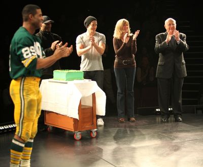 Javon Johnson, Brad Schmidt & Henny Russell  and the cast of  Photo