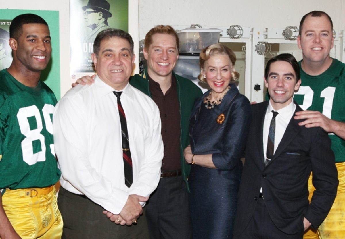 Backstage with Actors Robert Christopher Riley, Dan Lauria, Bill Dawes, Judith Light, Keith Nobbs and Chris Sullivan   of  at 