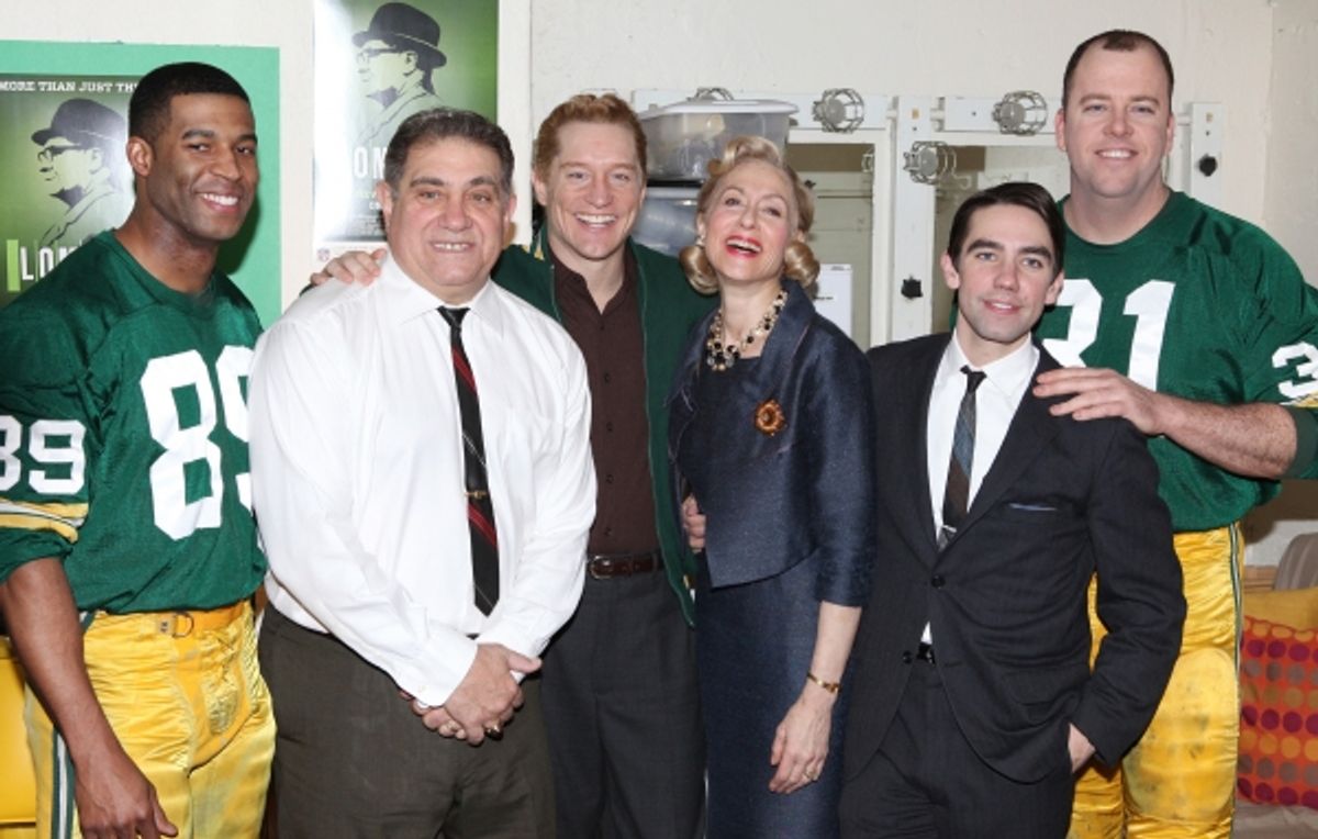Backstage with Actors Robert Christopher Riley, Dan Lauria, Bill Dawes, Judith Light, Keith Nobbs and Chris Sullivan   of  at 