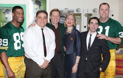 Backstage with Actors Robert Christopher Riley, Dan Lauria, Bill Dawes, Judith Light, Photo