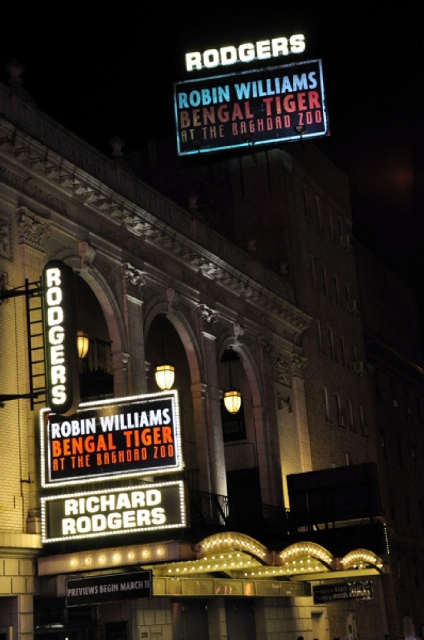 Photo Coverage: UP ON THE MARQUEE: BENGAL TIGER AT THE BAGHDAD ZOO  Image