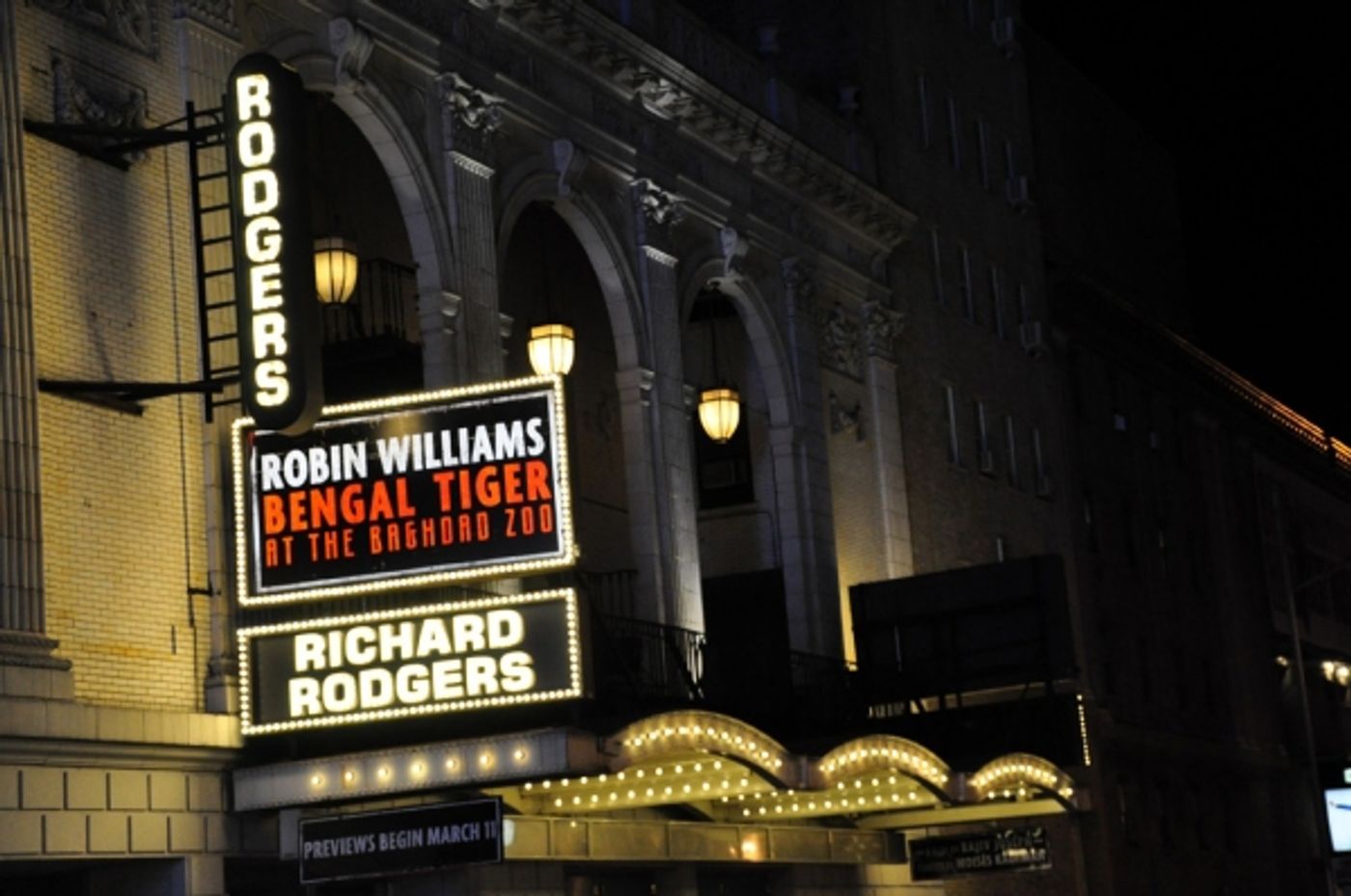 Photo Coverage: UP ON THE MARQUEE: BENGAL TIGER AT THE BAGHDAD ZOO  Image