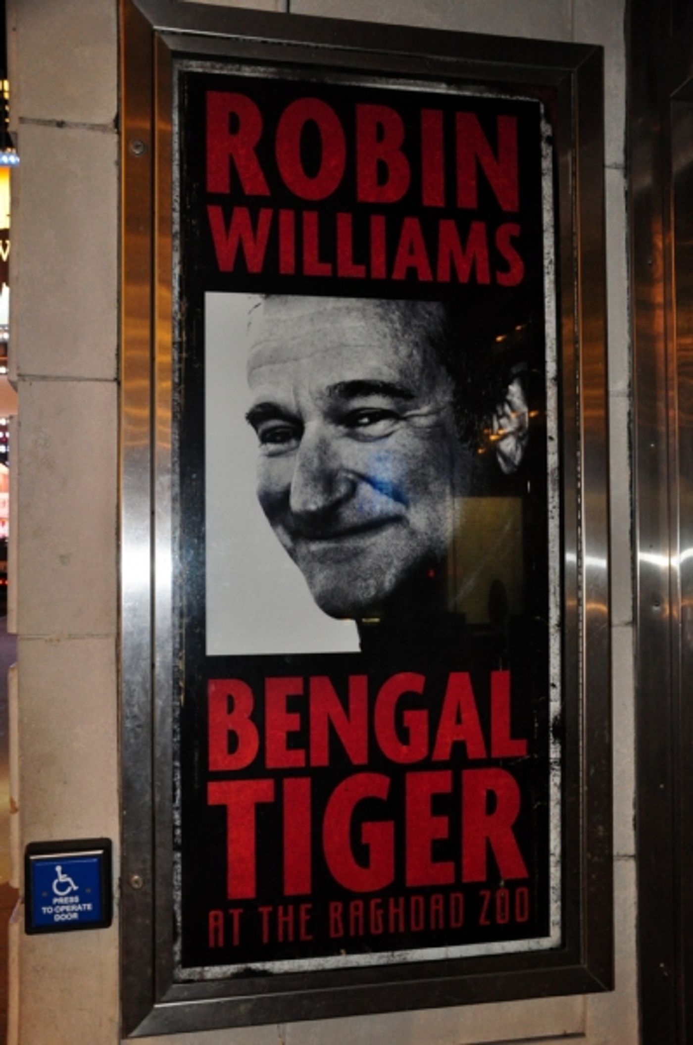Photo Coverage: UP ON THE MARQUEE: BENGAL TIGER AT THE BAGHDAD ZOO  Image