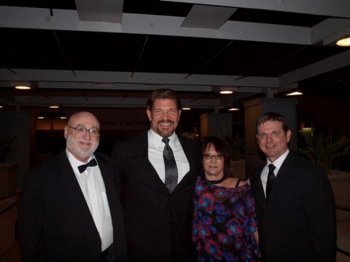 Harold Wasserman, Sam Zeller, Jan Wasserman at 