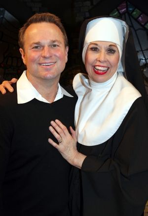 Sam Harris visits Julie Halston & the cast of 'The Divine Sister' at the SoHo Playhouse in New York City. @ BroadwayWorld Sam Harris visits Julie Halston & the cast of 'The Divine Sister' at the SoHo Playhou Photo