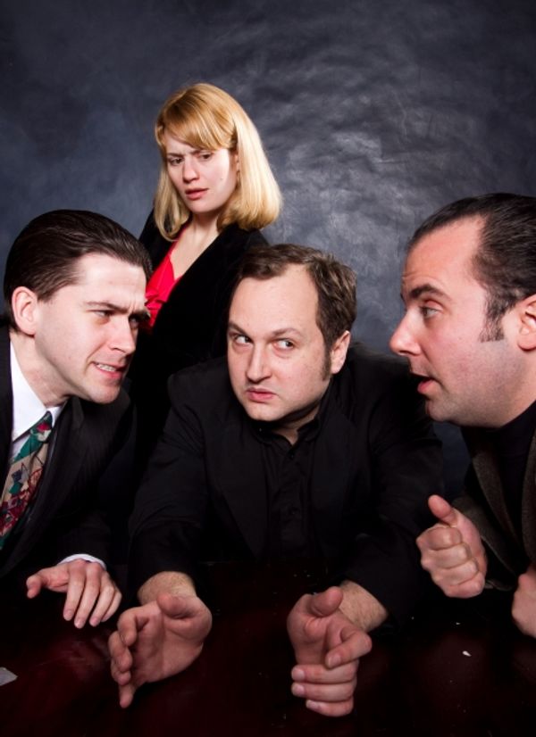 (left to right) The Commissioner (Eric Paskey), the Madman (Joseph Stearns), and Spor Photo