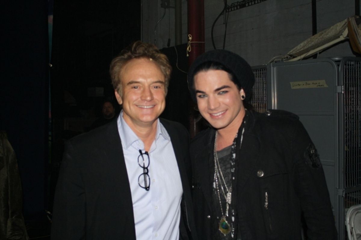American Idol's (and former WICKED - L.A. cast member) Adam Lambert with 'West Wing's' Bradley Whitford! at 