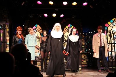 Amy Rutberg, Jennifer Van Dyck, Alison Fraser, Charles Busch & Julie Halston & Jonath Photo