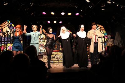 Amy Rutberg, Jennifer Van Dyck, Alison Fraser, Charles Busch & Julie Halston & Jonath Photo