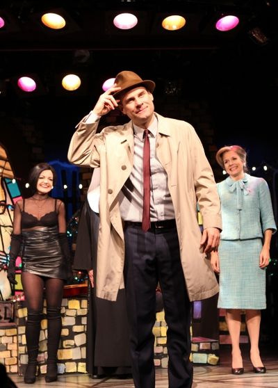 Jonathan Walker with the cast of 'The Divine Sister' during a Curtain Call at the SoH Photo