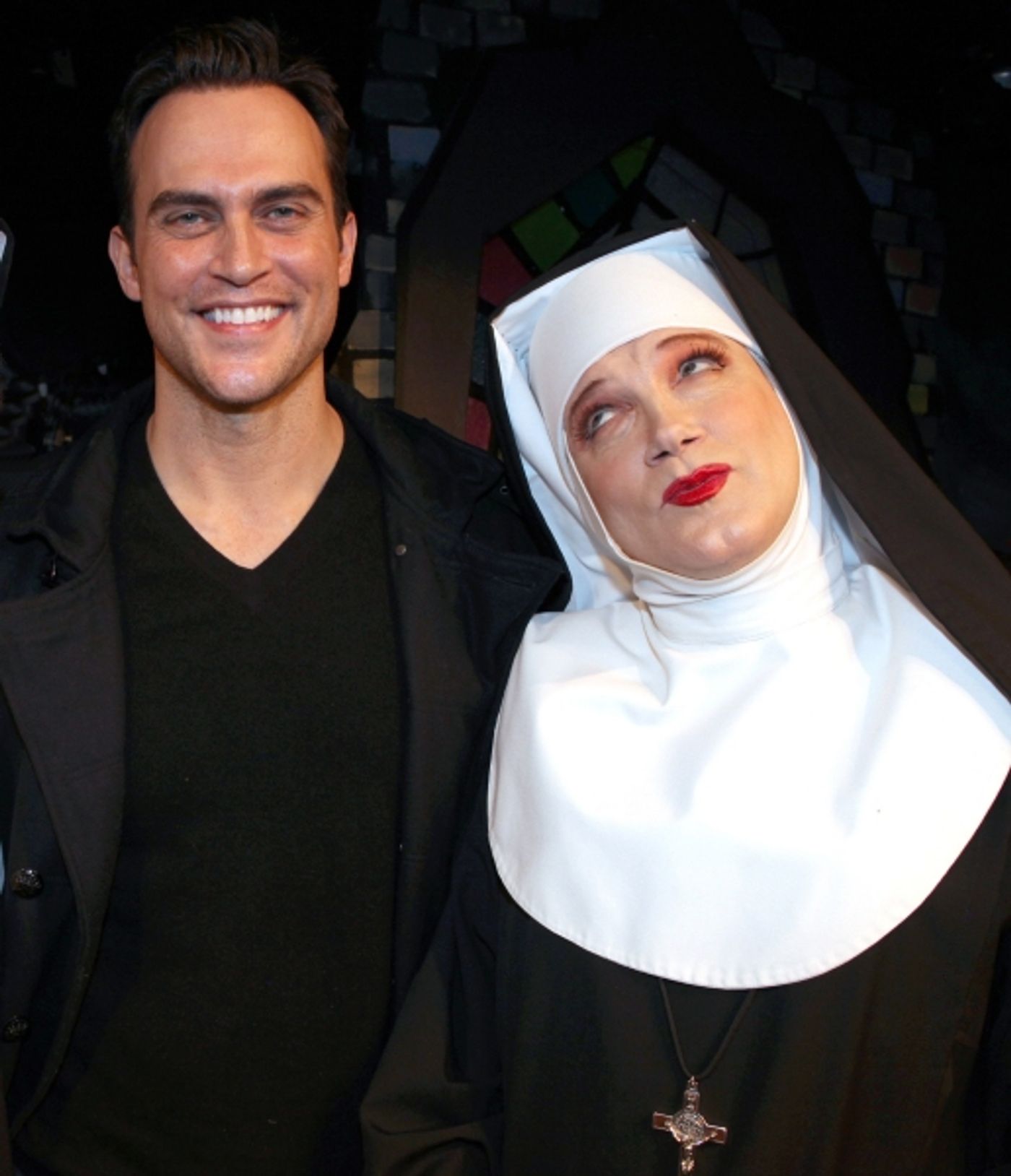 Photo Coverage: Molly Ringwald, Cheyenne Jackson & Daniel Davis Visit THE DIVINE SISTER  Image