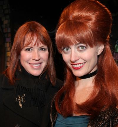 Molly Ringwald visits Amy Rutberg & the cast of 'The Divine Sister' Backstage at the  Photo