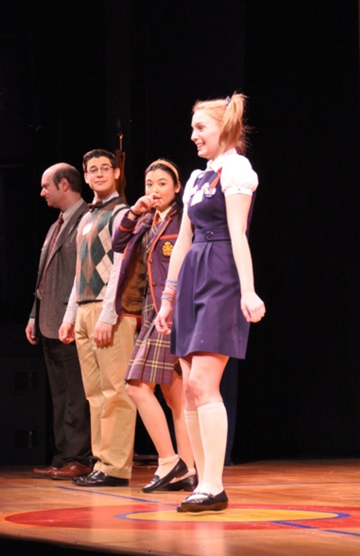 David Volin, Brandon Yanez, Olivia Oguma and Ephie Aardema at 