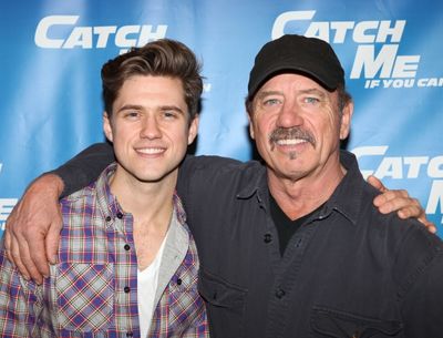Aaron Tveit & Tom Wopat attending Meet & Greet for the New Broadway Musical 'Catch Me Photo
