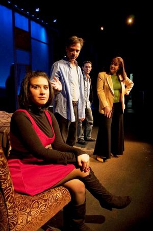 Cynthia Fernandez, Mark Irish, Scott Tyler & Liz Zazzi @ BroadwayWorld Cynthia Fernandez, Mark Irish, Scott Tyler & Liz Zazzi Photo