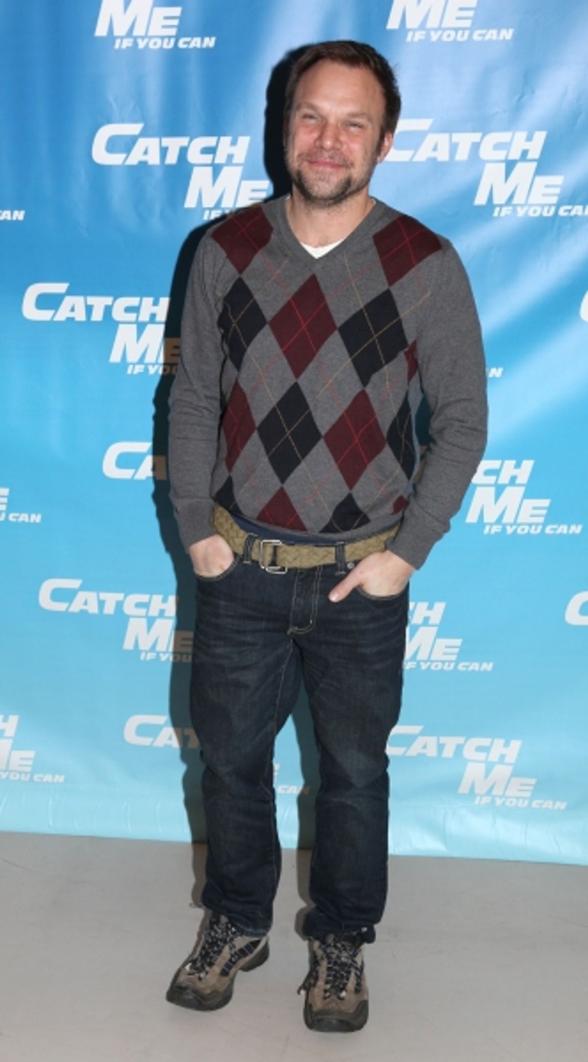 Norbert Leo Butz attending Meet & Greet for the New Broadway Musical 'Catch Me If You Can'  at the 42ns Street Rehearsal Studios in New York City. at 