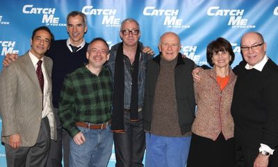 Hal Luftig, Jerry Mitchell, Marc Shaiman, Scott Whittman, Terrence McNally, Margo Lio Photo
