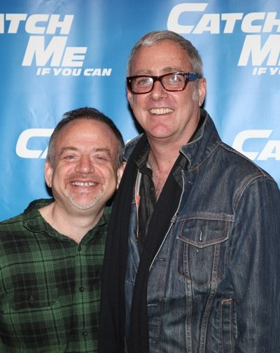 Marc Shaiman & Scott Whittman attending Meet & Greet for the New Broadway Musical 'Ca Photo