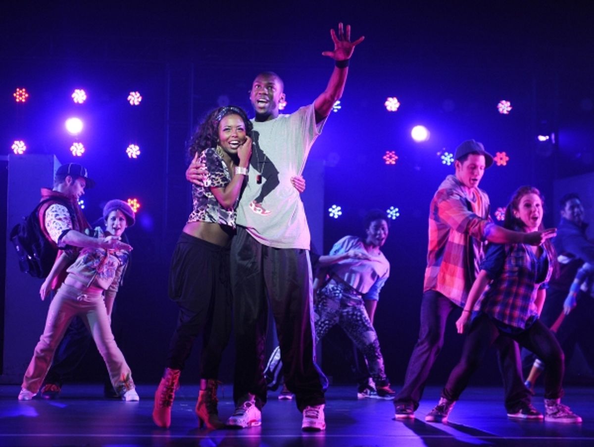 Danielle and Cameron (Adrienne Warren and Dominique Johnson, foreground) and company at 