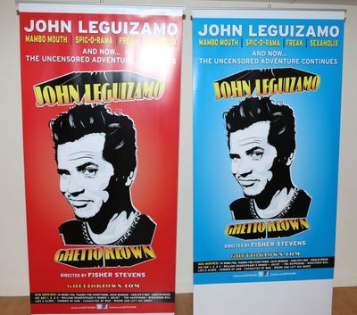 John Leguizamo and Director Fisher Stevens attend Broadway's 'Ghetto Klown' Meet & Gr Photo