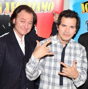 John Leguizamo and Director Fisher Stevens attend Broadway's 'Ghetto Klown' Meet & Gr Photo