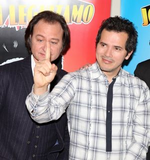 John Leguizamo and Director Fisher Stevens attend Broadway's 'Ghetto Klown' Meet & Gr Photo