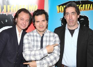 John Leguizamo and Director Fisher Stevens & Producer attend Broadway's 'Ghetto Klown Photo