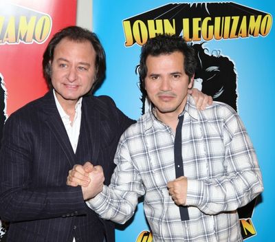 John Leguizamo and Director Fisher Stevens attend Broadway's 'Ghetto Klown' Meet & Gr Photo