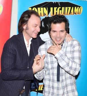 John Leguizamo and Director Fisher Stevens attend Broadway's 'Ghetto Klown' Meet & Gr Photo