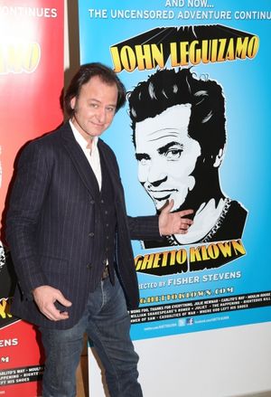 Director Fisher Stevens attend Broadway's 'Ghetto Klown' Meet & Greet in New York Cit Photo