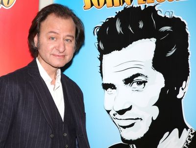 John Leguizamo and Director Fisher Stevens attend Broadway's 'Ghetto Klown' Meet & Gr Photo