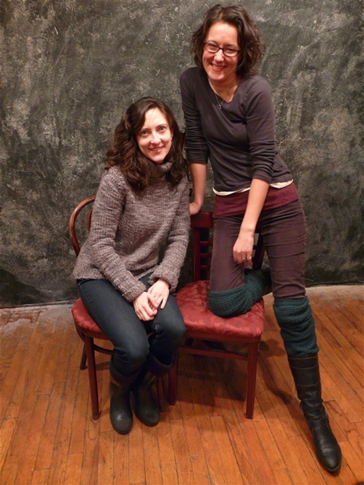 Julie Kline and Kristen Palmer at 