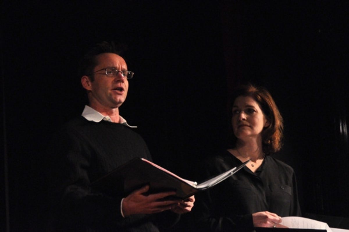 Michael Riedel and Roma Torre at 