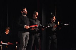 Jesse Oxfeld, David Belcher and David Sheward Photo