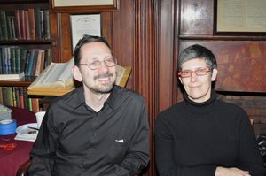 David Sheward and Elisabeth Vincentelli Photo