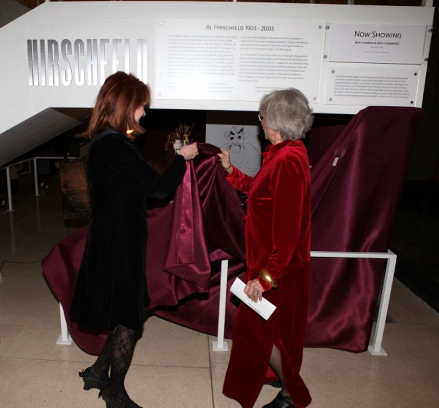 Photo Coverage: NYPL Unveils Al Hirschfeld Installation  Image