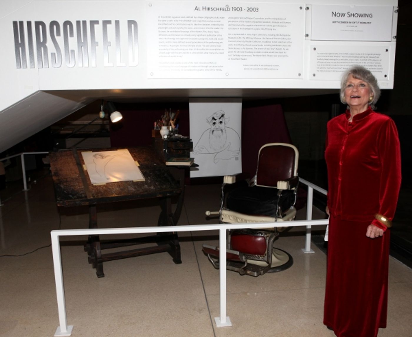 Photo Coverage: NYPL Unveils Al Hirschfeld Installation  Image
