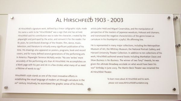 Photo Coverage: NYPL Unveils Al Hirschfeld Installation — photo 2 of 53