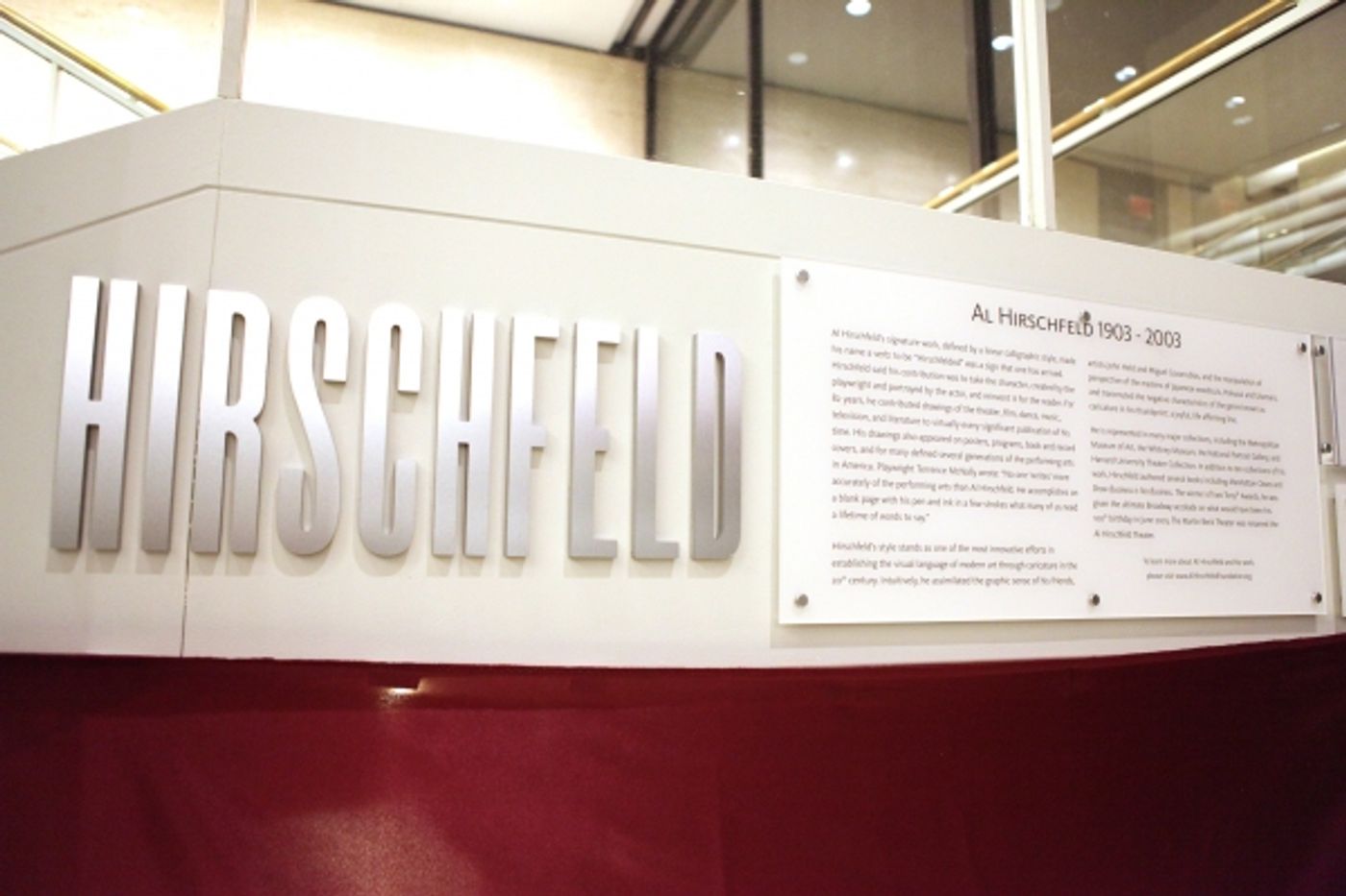 Photo Coverage: NYPL Unveils Al Hirschfeld Installation  Image