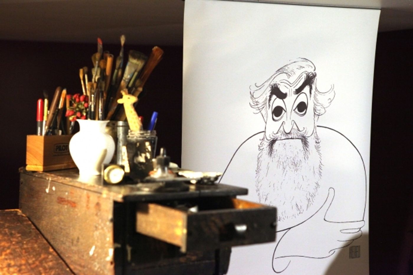 Photo Coverage: NYPL Unveils Al Hirschfeld Installation  Image